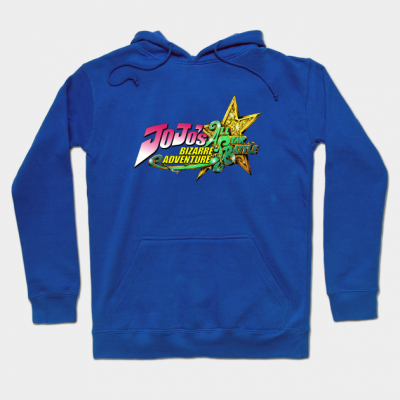 2021 Jojos Bizarre Adventure Unisex Hoodie Blue / S