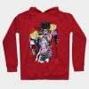 Bizarre Adventure Watercolor Hoodie Red / S