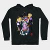 Bizarre Adventure Watercolor Hoodie Black / S