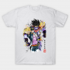 Bizarre Adventure Watercolor T-Shirt White / S
