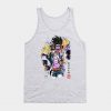 Bizarre Adventure Watercolor Tank Top Gray / S