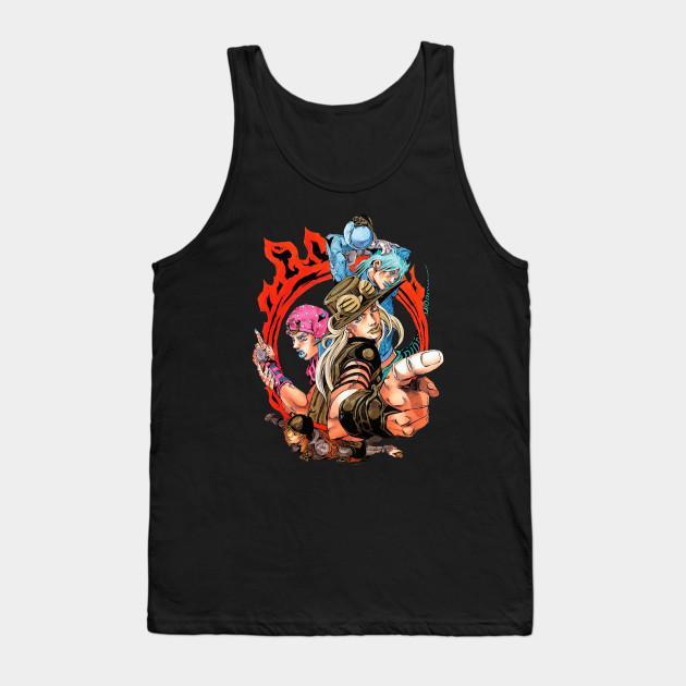 Jjba Sbr Tank Top Black / S