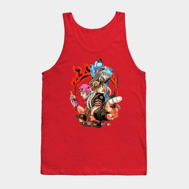 Jjba Sbr Tank Top Red / S