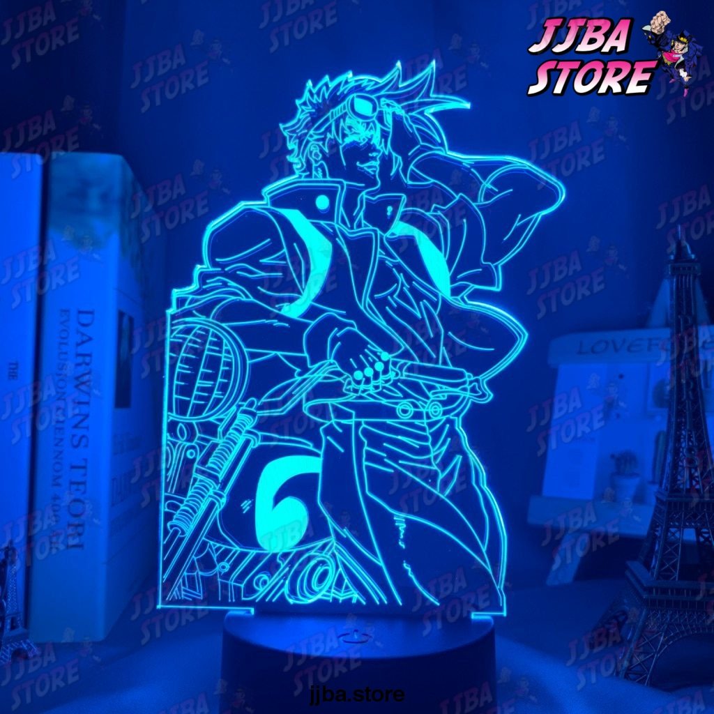 anime 3d lamp jojo bizarre adventure figure for bedroom decor light birthday gift manga led night joseph 223 - JoJo's Bizarre Adventure Merch