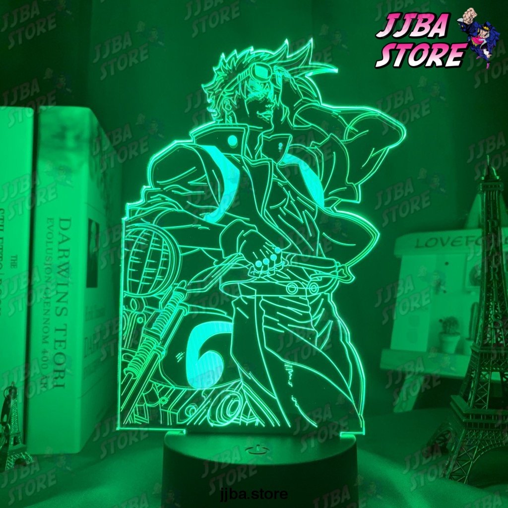 anime 3d lamp jojo bizarre adventure figure for bedroom decor light birthday gift manga led night joseph 282 - JoJo's Bizarre Adventure Merch