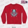 crazy diamond mecha crewneck sweatshirt red s 720 - JoJo's Bizarre Adventure Merch