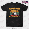 giorno giovanna vintage t shirt black s 236 - JoJo's Bizarre Adventure Merch