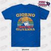 giorno giovanna vintage t shirt blue s 242 - JoJo's Bizarre Adventure Merch