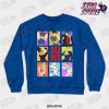 jojos bizarre adventure heroes crewneck sweatshirt blue s 583 - JoJo's Bizarre Adventure Merch