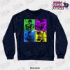 phantom tendency stardust is unbreakable crewneck sweatshirt navy blue s 945 - JoJo's Bizarre Adventure Merch