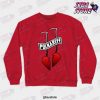 polnareff earrings jojos bizarre adventure crewneck sweatshirt red s 225 - JoJo's Bizarre Adventure Merch